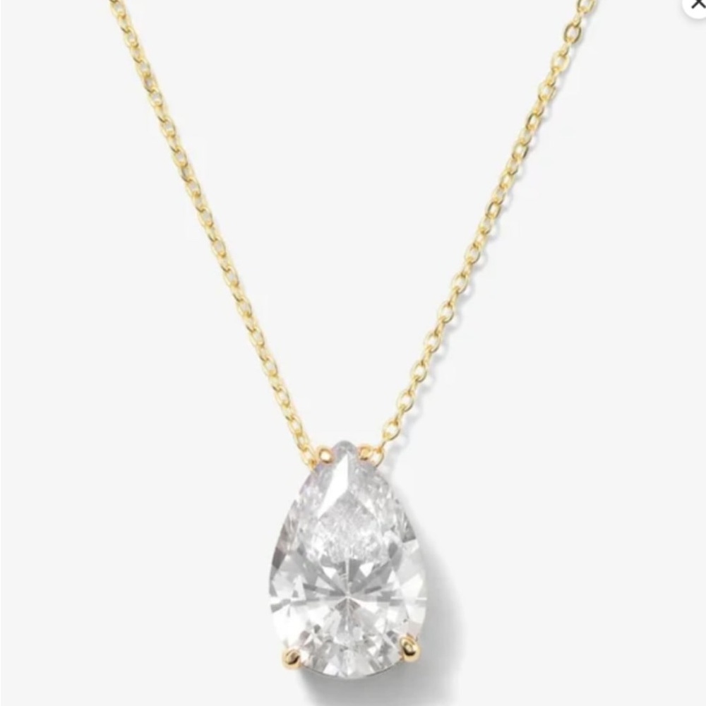 Melinda Maria Are You Jealous? Teardrop Necklace - Gold, New